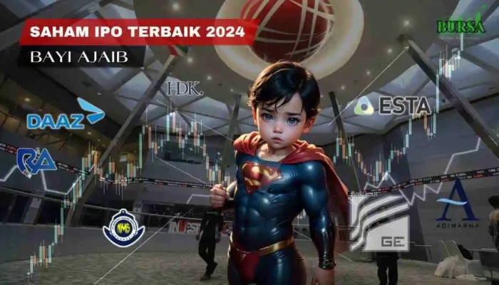 10 Saham IPO Terbaik Sepanjang 2024 di Bursa Efek Indonesia
