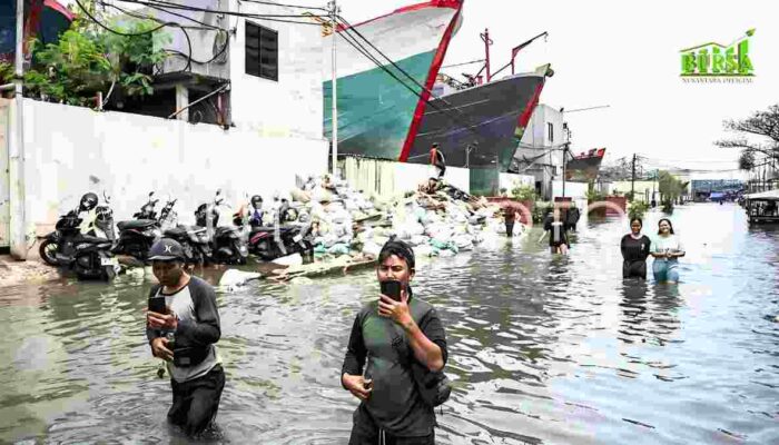 Banjir Rob Ancam Jakarta, Ini Daftar 10 Wilayah Paling Terdampak