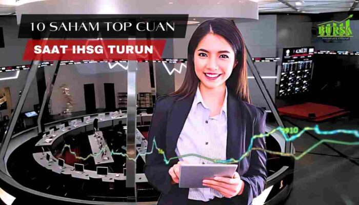 10 Saham Top Cuan Saat IHSG Turun, Mana Pilihan Anda?