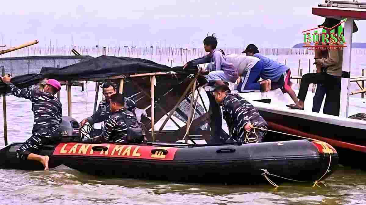 progres pembongkaran pagar laut 11,75 km di tangerang, begini dampaknya kompres