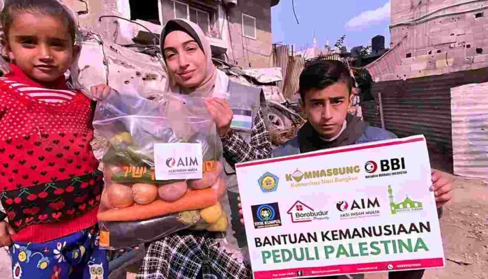 bantuan kemanusiaan dari indonesia sampai di gaza kompres