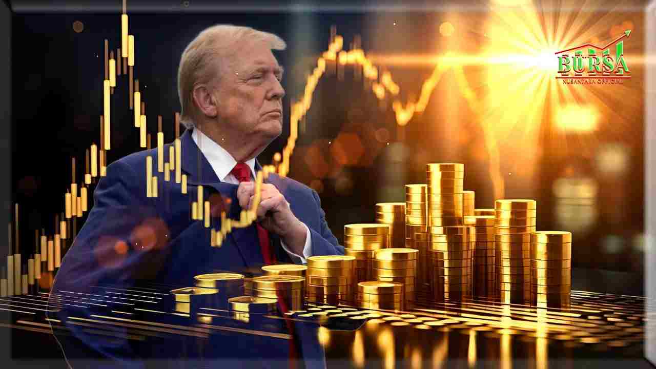 harga emas anjlok 0,66% gara gara dolar as & tarif trump, apa dampaknya kompres