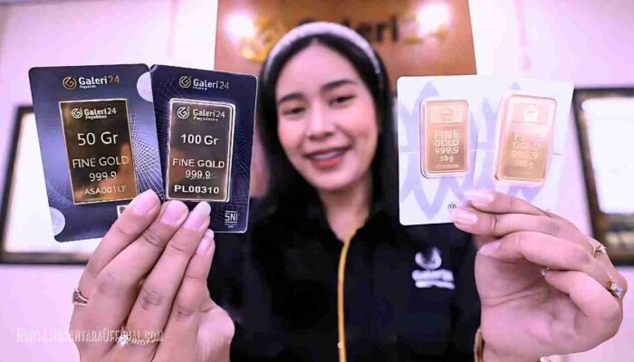 Harga Emas Pegadaian 26 Februari 2025 Antam Stagnan, GALERI 24 Naik Tipis