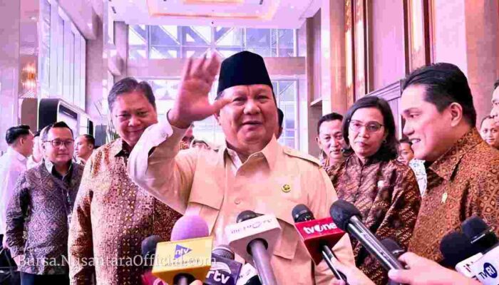 Prabowo Minta Hadirkan Jokowi di Peresmian Bank Emas