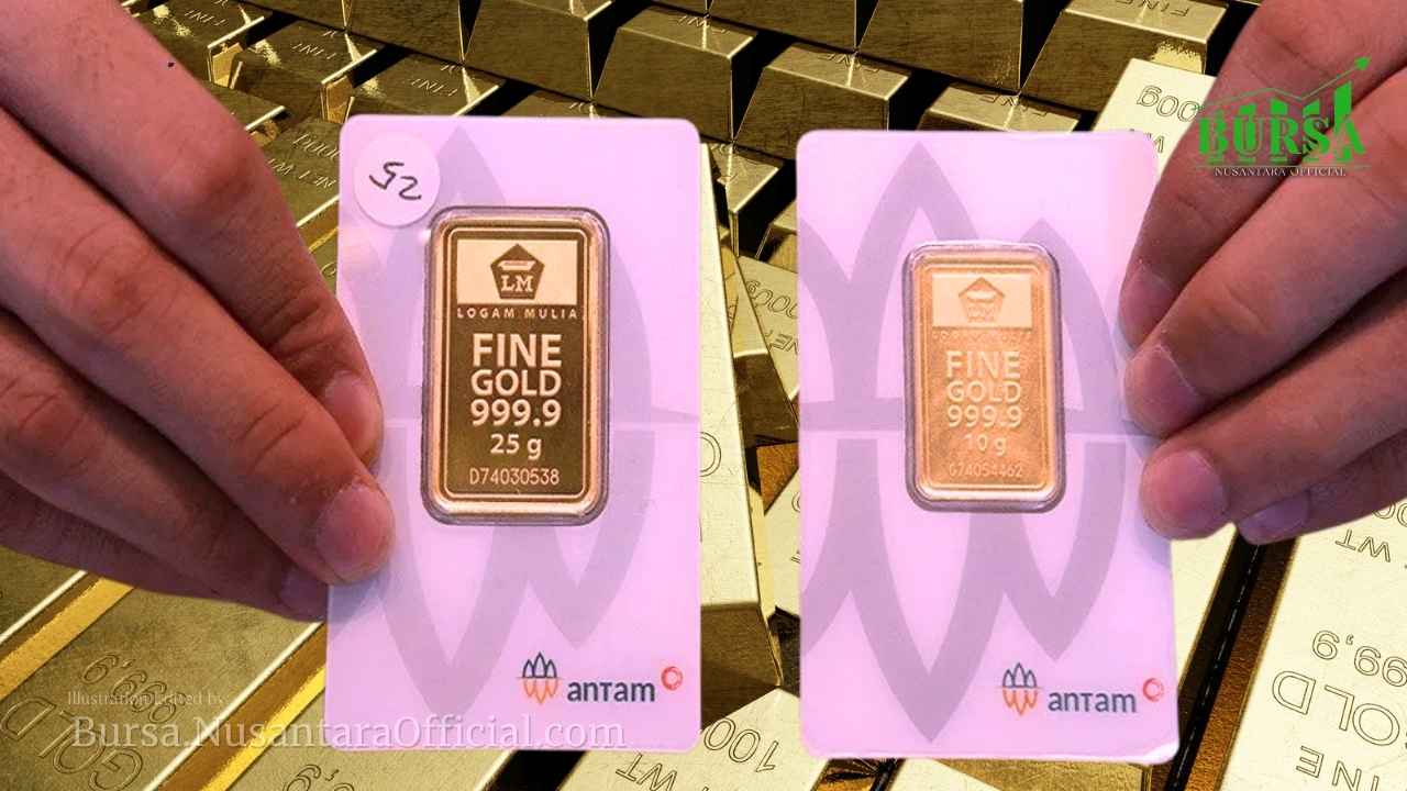 Harga Emas Bisa Tembus US 3.500 Saham ANTM Berpotensi Naik