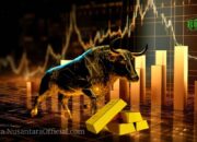 Harga Emas Turun Setelah Cetak Rekor, Prospek Tetap Bullish