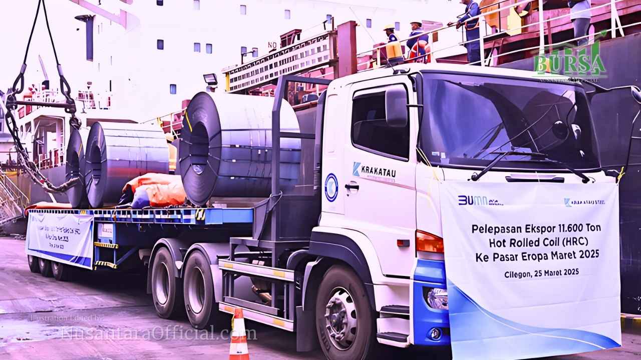 Krakatau Steel Ekspor 11.600 Ton Baja Ke Eropa Pasar Makin Luas
