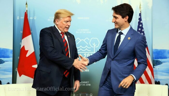 Perang Dagang Kanada-AS Berlanjut, Trudeau Tegaskan Tindakan Balasan