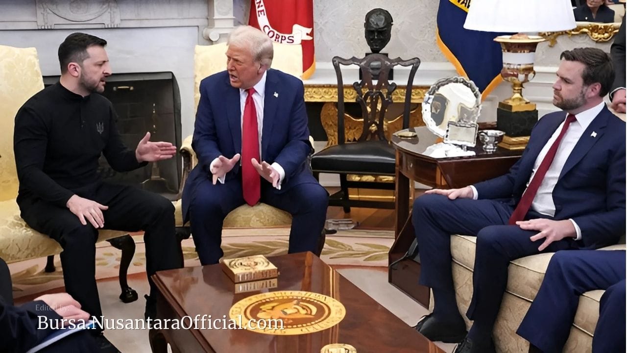 Pertemuan Panas Trump-Zelensky Masa Depan Dukungan AS untuk Ukraina