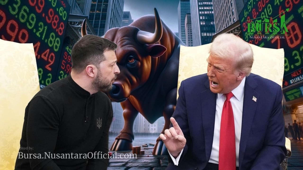 Wall Street Rebound Usai Trump Amuk Zelenskiy, Investor Masih Waspada