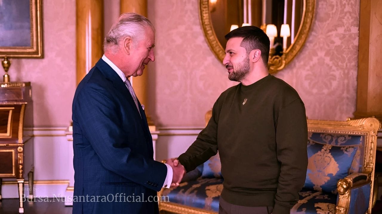 Zelensky Tiba di Inggris Usai Ketegangan dengan Trump di Gedung Putih