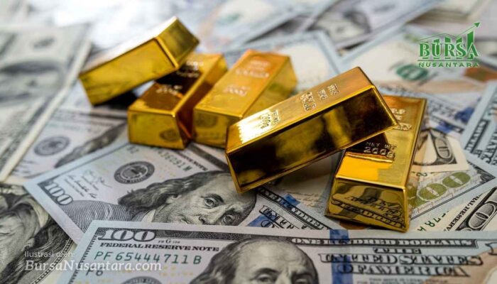 Harga Emas Dunia Terjun, Investor Beralih ke Dolar AS