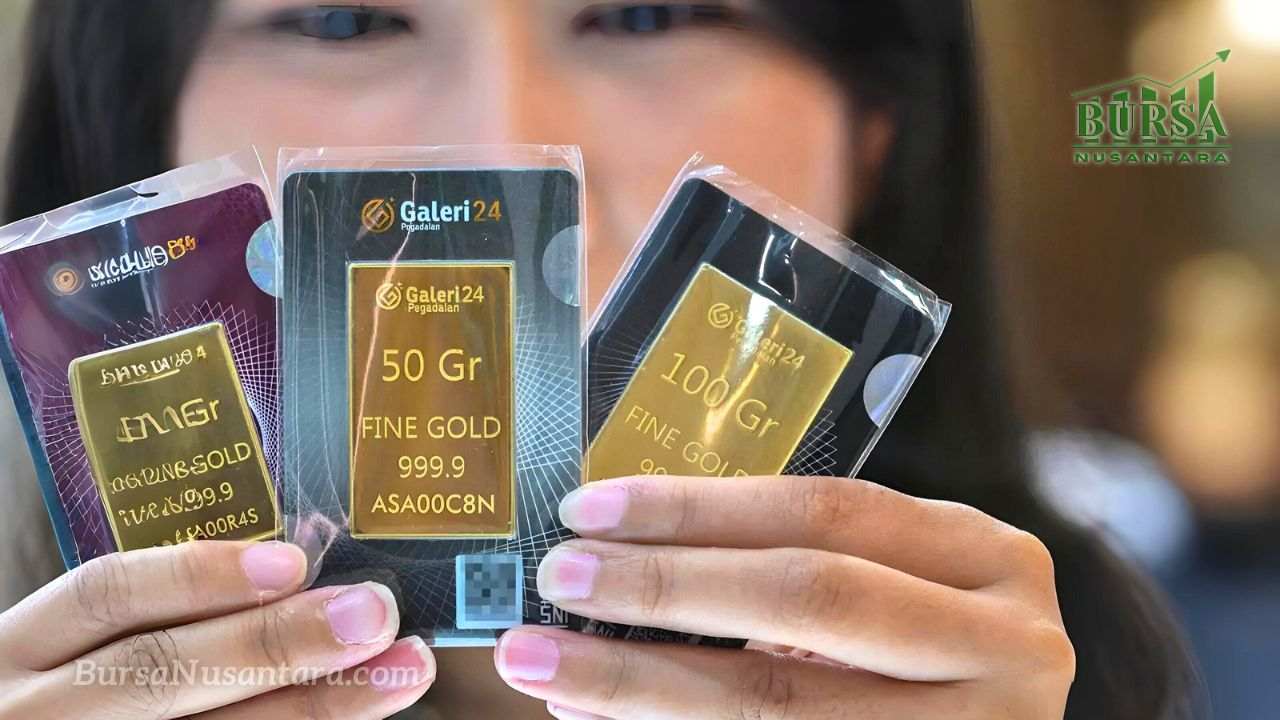 Harga Emas Pegadaian Turun Tipis, Ini Rinciannya