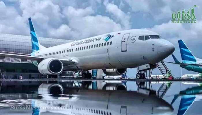 Rugi Garuda Indonesia (GIAA) Kuartal I 2025 Turun 12 Persen