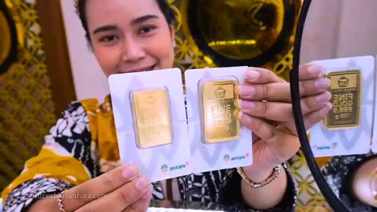 Harga Emas Antam Rebound Tajam, Tembus Rp1,9 Juta per Gram