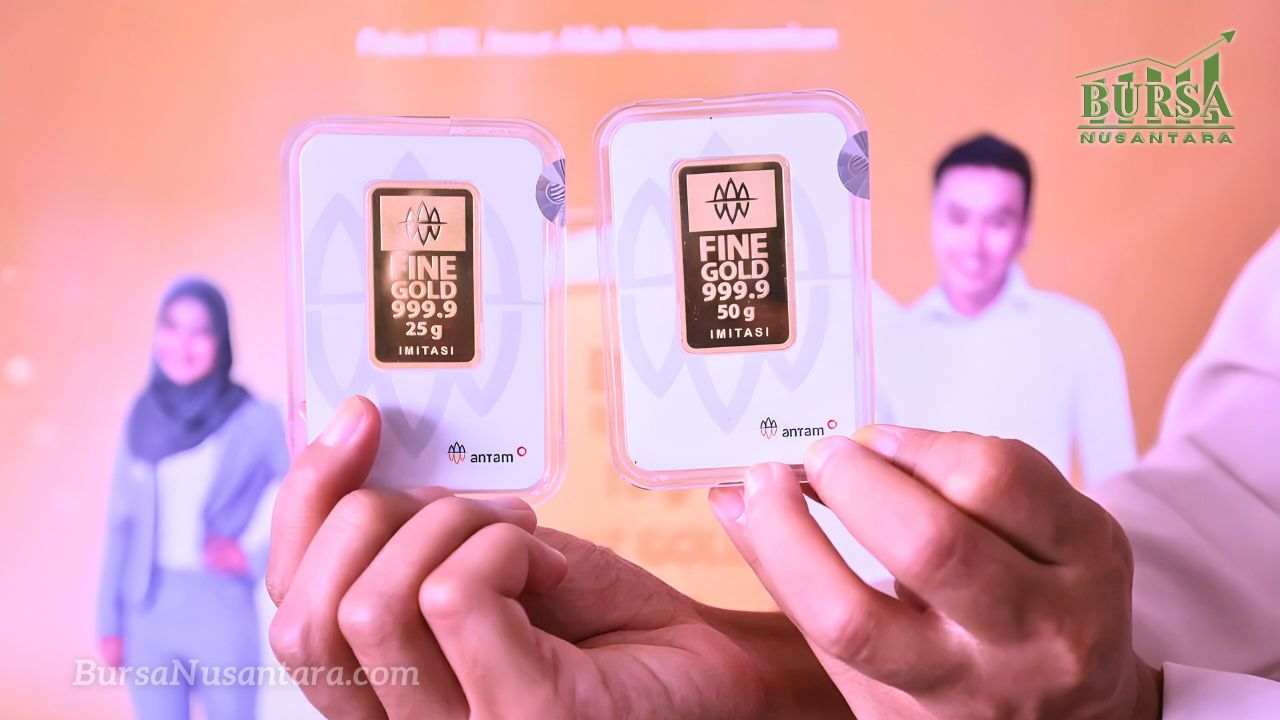 Harga Emas Antam Turun Rp10 Ribu, Ini Rinciannya