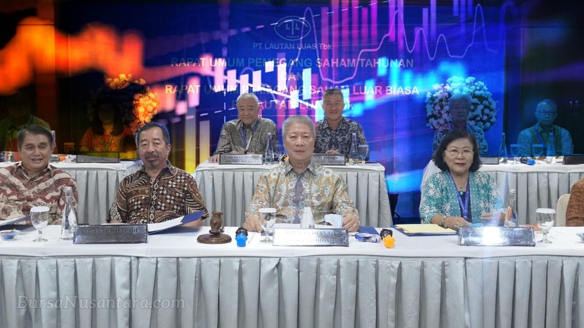 PT Lautan Luas Tbk (LTLS) bagikan dividen Rp65,91 miliar atau Rp45 per saham dari laba bersih 2024. Jadwal pembagian dimulai 19 Mei 2025.