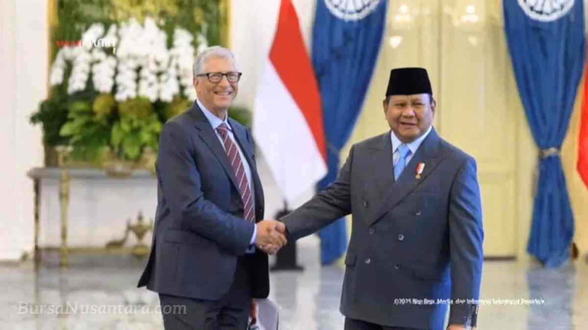 Prabowo-Bill Gates Bahas Vaksin dan Hibah Rp 2,6 Triliun