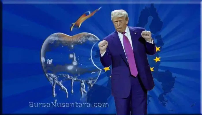 Trump Ancam Apple & Uni Eropa, Pasar Global Langsung Terpukul