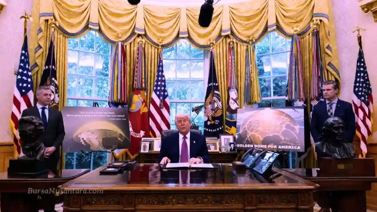 Trump Luncurkan Proyek Rudal “Golden Dome” Berbasis Satelit