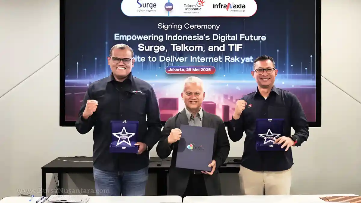 Surge (WIFI) –Telkom (TLKM) Sepakat Lakukan Proyek Berikut