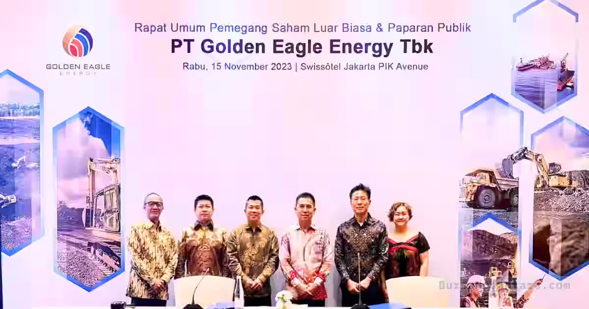 Golden Eagle Energy Resmi Kuasai 100% Bara Enim Sejahtera