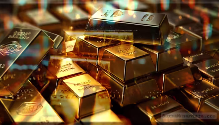 Harga Emas Dunia Terpukul Sentimen Dagang, Spot Terkoreksi 1%