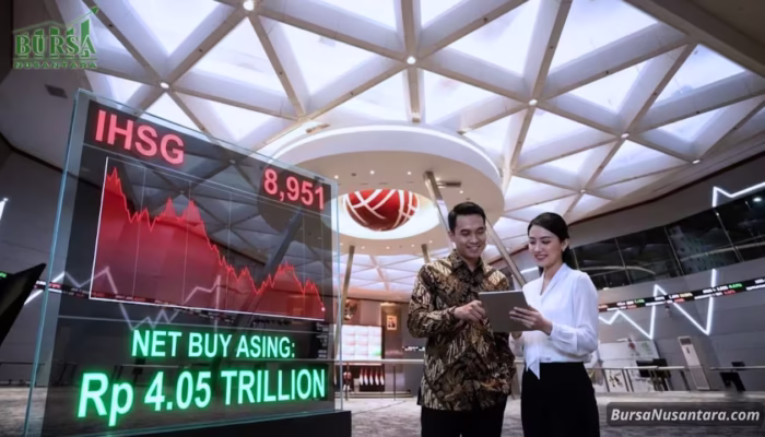 IHSG Koreksi ke 8.951, Asing Borong Rp4 T Saat Market Cap Turun