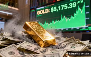 Grafik harga emas rekor tertinggi 2026
