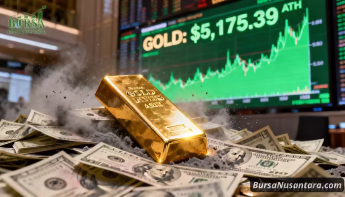 Pecah Rekor! Harga Emas Tembus US$ 5.175, Masihkah Layak Beli?