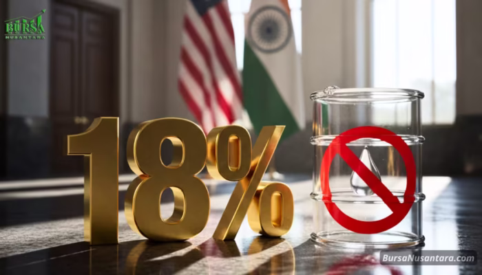 AS Pangkas Tarif India: Barter Hentikan Minyak Rusia