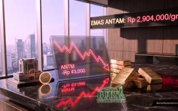Harga Emas Antam Hari Ini 13 Februari Ambrol Rp 43 Ribu!