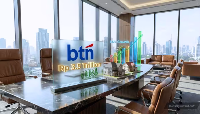 Laba BTN 2025 Rekor Rp 3,5 Triliun, BBTN Kian Kokoh!