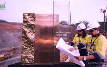 Merdeka Copper Gold (MDKA) targetkan produksi emas 205.000 ons di 2026. Didukung Proyek Pani, pendapatan tembus Rp31,7 T. Cek rencana Merdeka Copper Gold di sini!