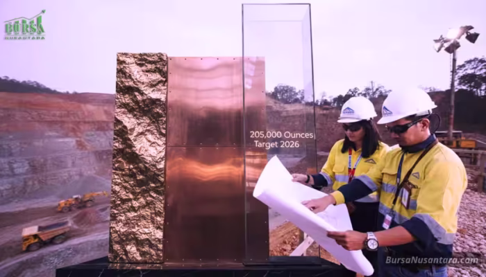 Merdeka Copper Gold Bidik Produksi Emas 205.000 Ons