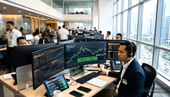 Akumulasi Saham PTBA: Broker Kakap Borong Rp32,6 Miliar