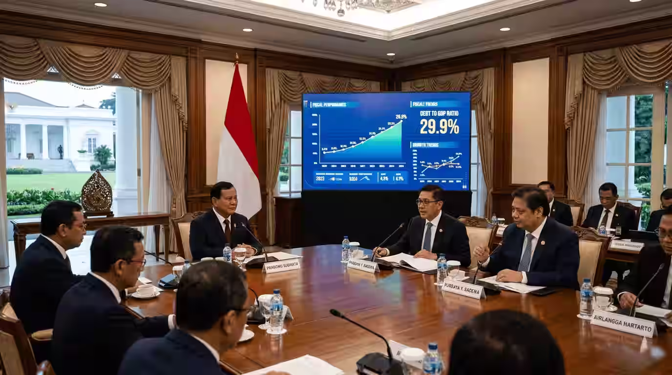 Indikator Ekonomi Makro Indonesia Rasio Utang 29,9% PDB