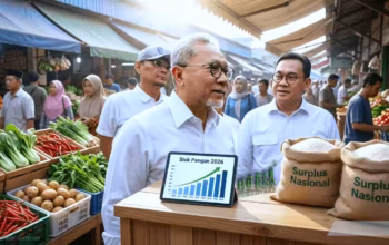 Stok Pangan Nasional Aman Efek Swasembada di Tengah Perang