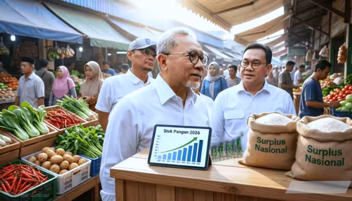 Stok Pangan Nasional Aman Efek Swasembada di Tengah Perang