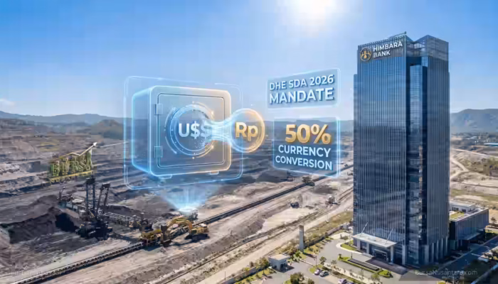 Aturan DHE SDA 2026 Wajib Parkir Dollar di Himbara 12 Bulan