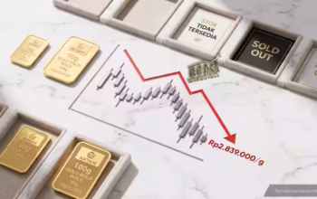 Harga Emas Antam Turun Tipis: Awas Kelangkaan Stok!