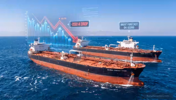 Harga Minyak Brent Anjlok USD14: Citigroup Ungkap Pemicunya