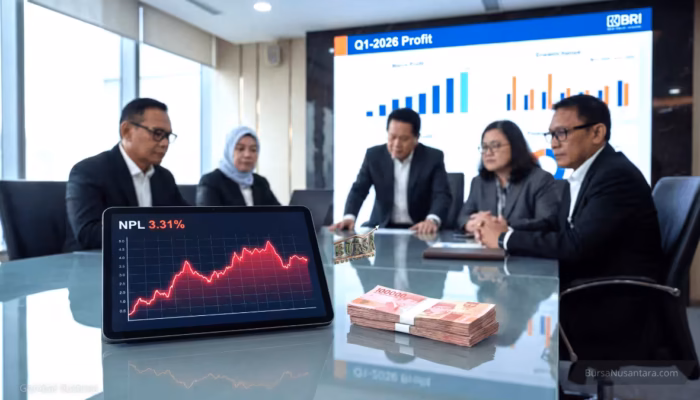 Laba Bersih BRI Naik 13%, Sinyal Bahaya NPL Mengintai